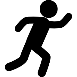 Runner silhouette icon