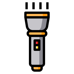 torcia elettrica icona