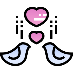 Love birds icon