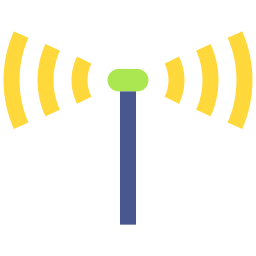 Radio antenna icon