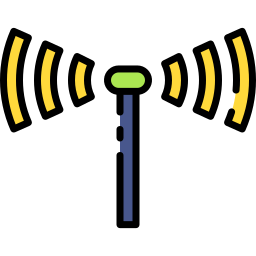 Radio antenna icon