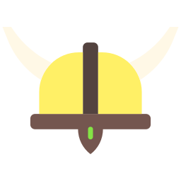 Viking helmet icon