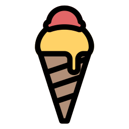 cucurucho de helado icono