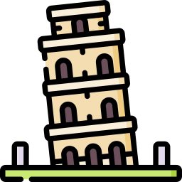 wieża w pizie ikona