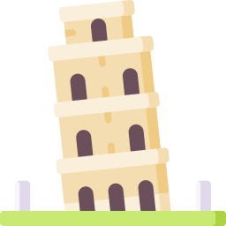 wieża w pizie ikona