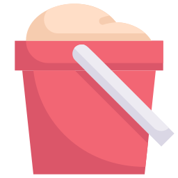 Sand bucket icon