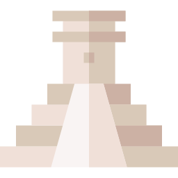 Chichen itza pyramid icon