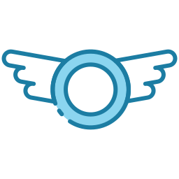 Flying money icon