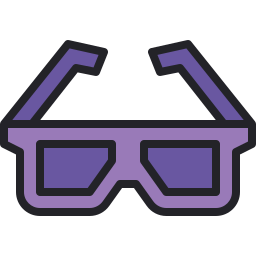 3d glasses icon