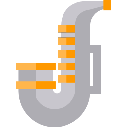 saxofón icono