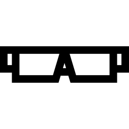 gafas 3d icono