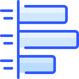 diagramme à bandes Icône