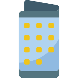 Foldable smartphone icon
