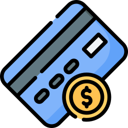 paiement par carte de crédit Icône