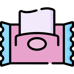 Makeup remover wipes icon