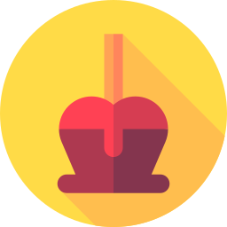 cukierkowe jabłko ikona