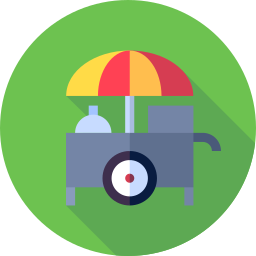 Food cart icon