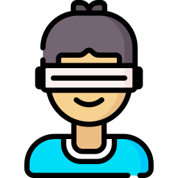 gafas de realidad virtual icono