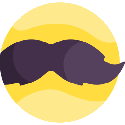 bigode Ícone