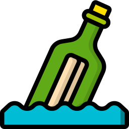 Message in a bottle icon