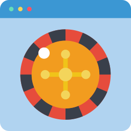 Casino roulette icon