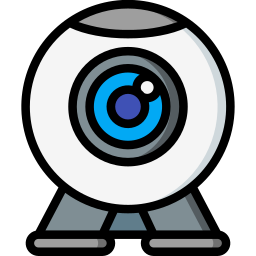 원형 웹캠 icon