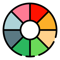 cercle de couleur Icône