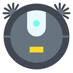 robot di pulizia icona