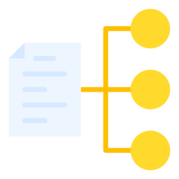 Data flow icon