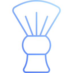 Shaving brush icon