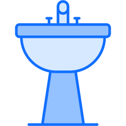 Hair wash sink icon