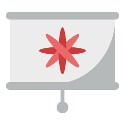 Projector screen icon