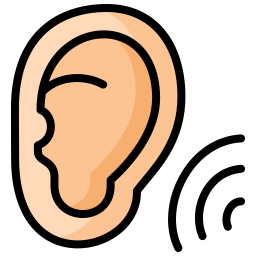 prueba de audición icono