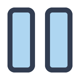 barras verticales icono