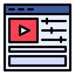 Video editing icon