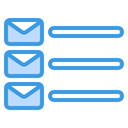 Mail list icon