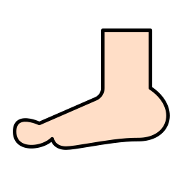 le pied Icône