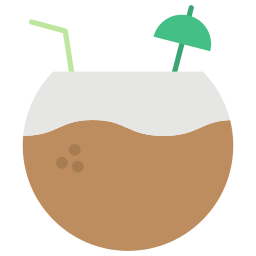 bebida tropical icono
