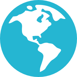 Earth globe icon