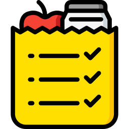 Shopping list icon