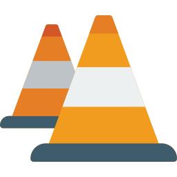 Traffic cone icon