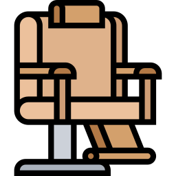 Barber chair icon