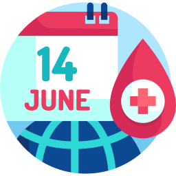 wereld bloeddonor dag icoon