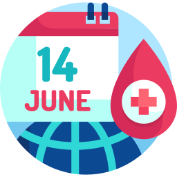 World blood donor day icon