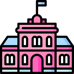 casa rosada icono
