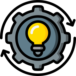 intelligentes licht icon