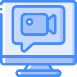 video-oproep icoon