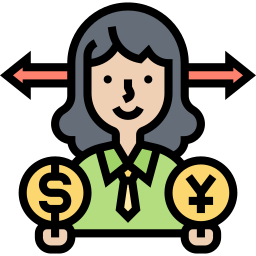 Money exchange icon