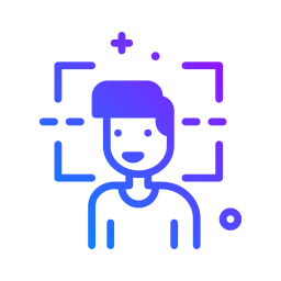 Face recognition icon