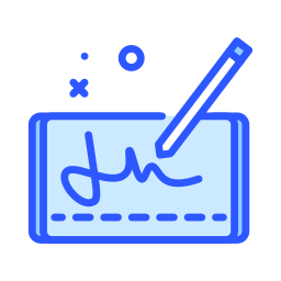 signature numérique Icône